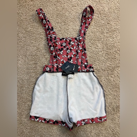 MICKEY MOUSE PINK OVERALLS SHORT NWT BLACKMILK BM SIZE SMALL DISNEY MICKEY MOUSE - Picture 6 of 12